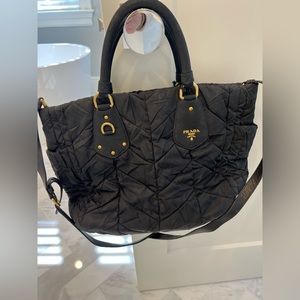 Prada black nylon bag vintage
